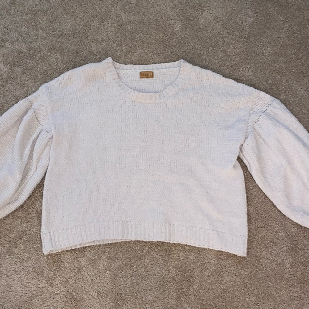 POL puff sleeve sweater